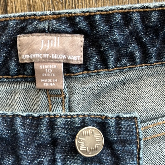 J. Jill Authentic Fit Below Waste Women’s Jeans Size 10 - Picture 6 of 13